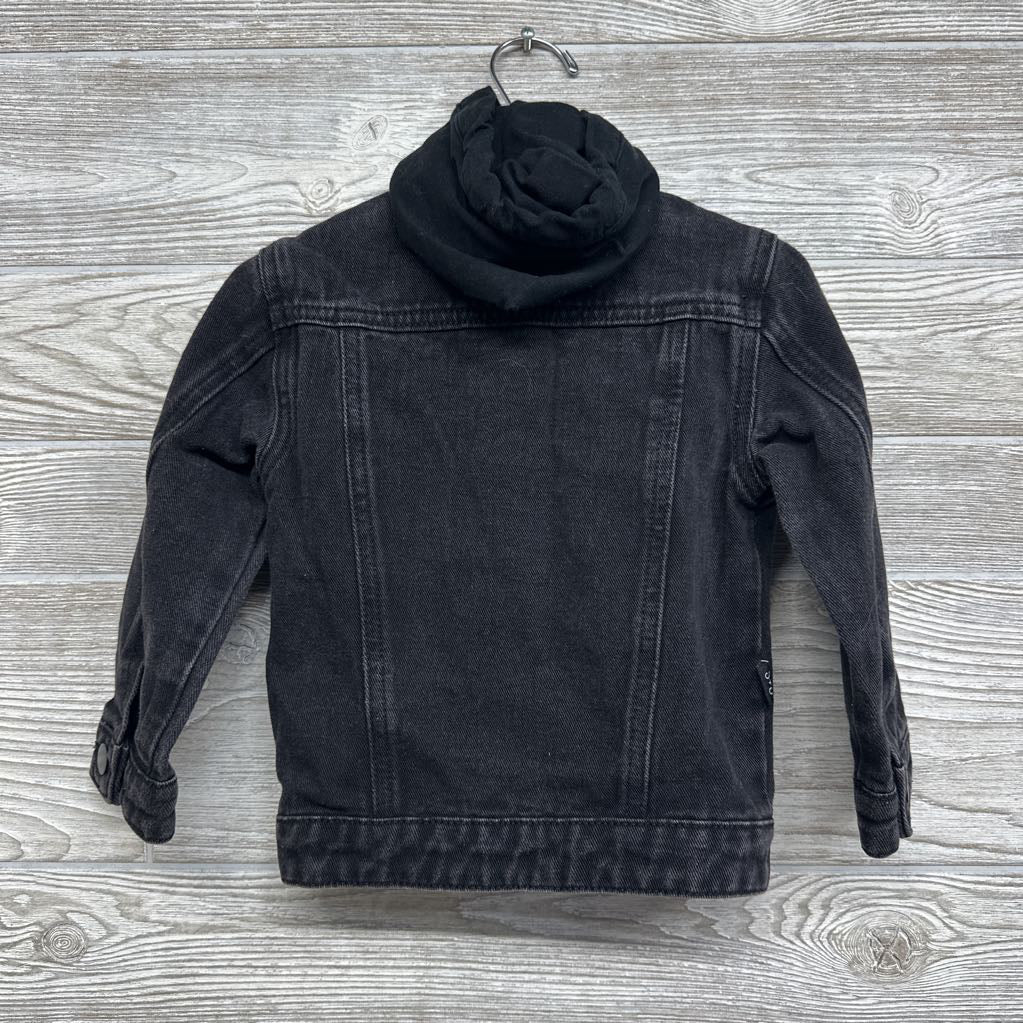 Denim Jacket W/ Hood 12-18M