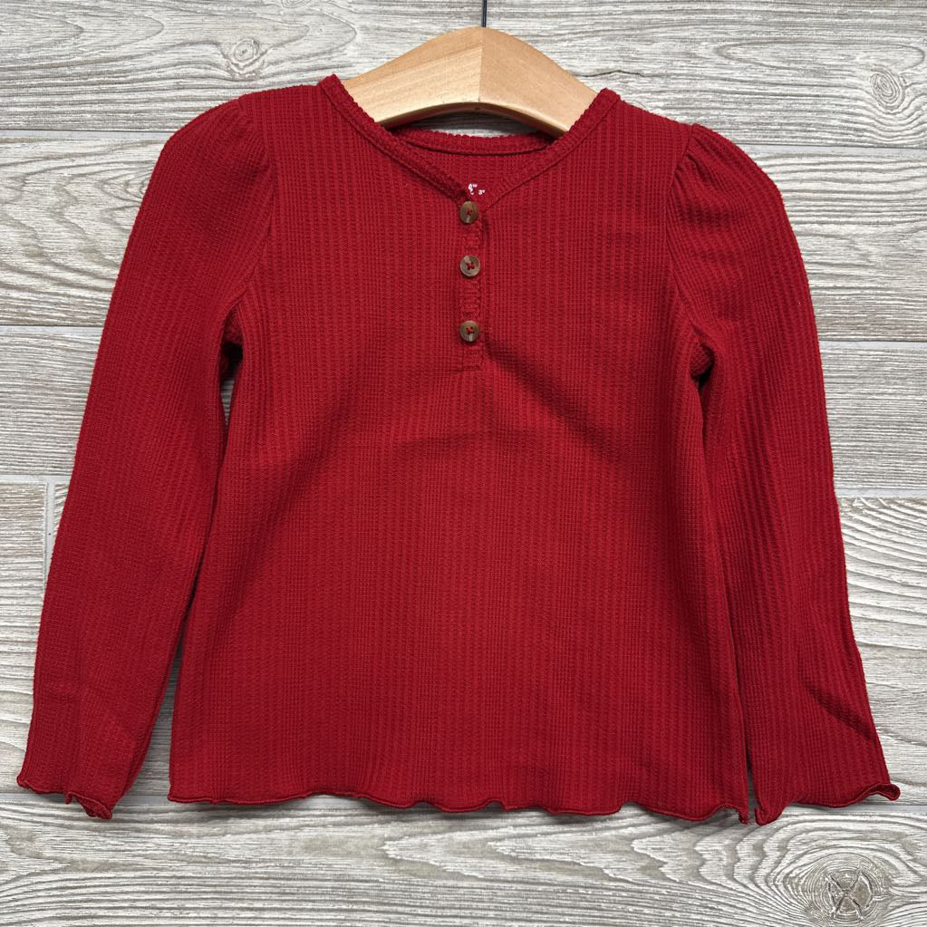 Henley Shirt Lettuce Trim 3t