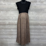 Ribbed Dress Animal Print Medium