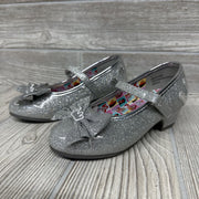 NEW Mary Jane Heels Crown Back Glitter Bow 11c