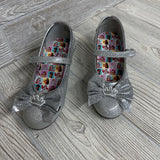 NEW Mary Jane Heels Crown Back Glitter Bow 11c
