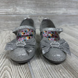 NEW Mary Jane Heels Crown Back Glitter Bow 11c