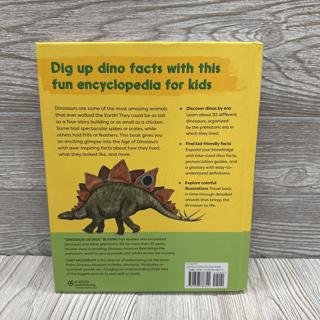 Dinosaur Encyclopedia For Kids Hardcover Book