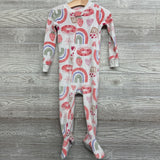 Plush Sleeper Rainbow, Cupcake, Flower 2t