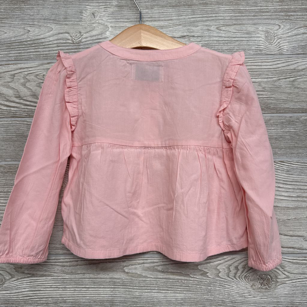 LS Blouse Bows 3t