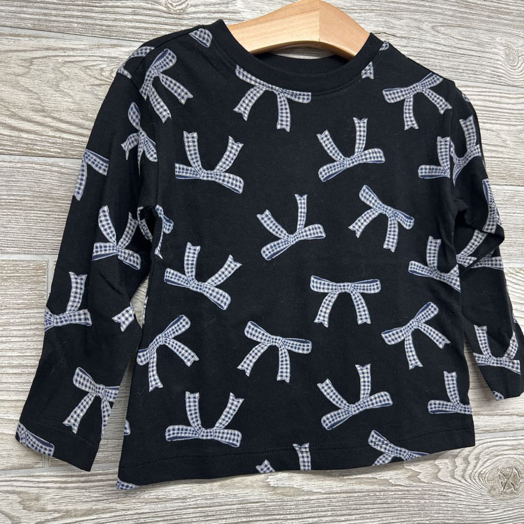LS Shirt Bows 2t