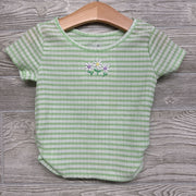 Gingham Shirt Flowers 2t