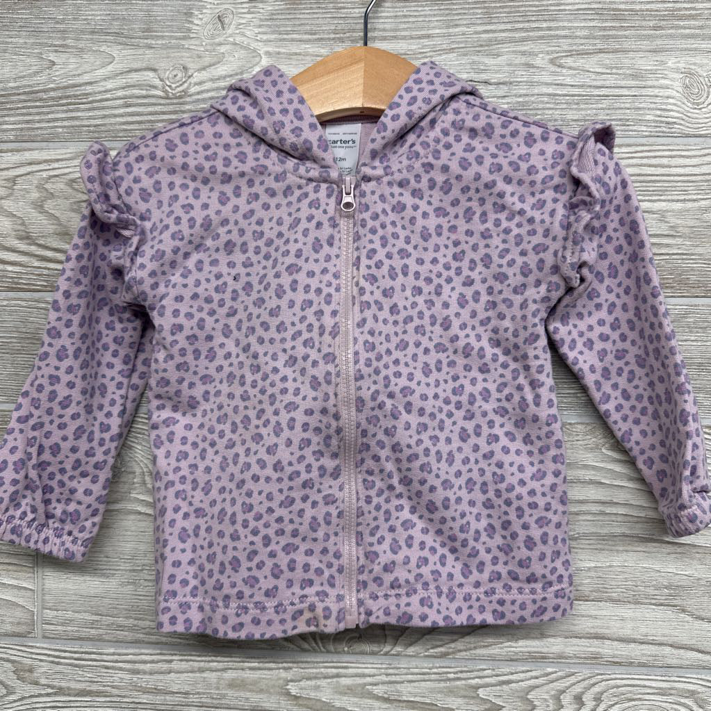 Jacket Ruffles Animal Print 12M