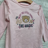 LS Shirt Ruffles Enjoy The Little Things 2t