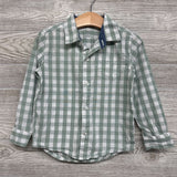 Gingham Button Up Shirt 3t