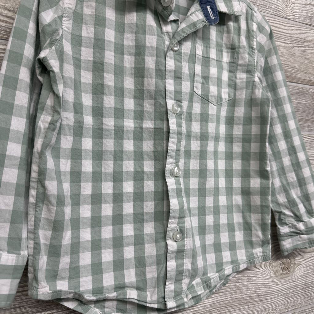 Gingham Button Up Shirt 3t