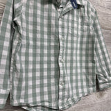 Gingham Button Up Shirt 3t