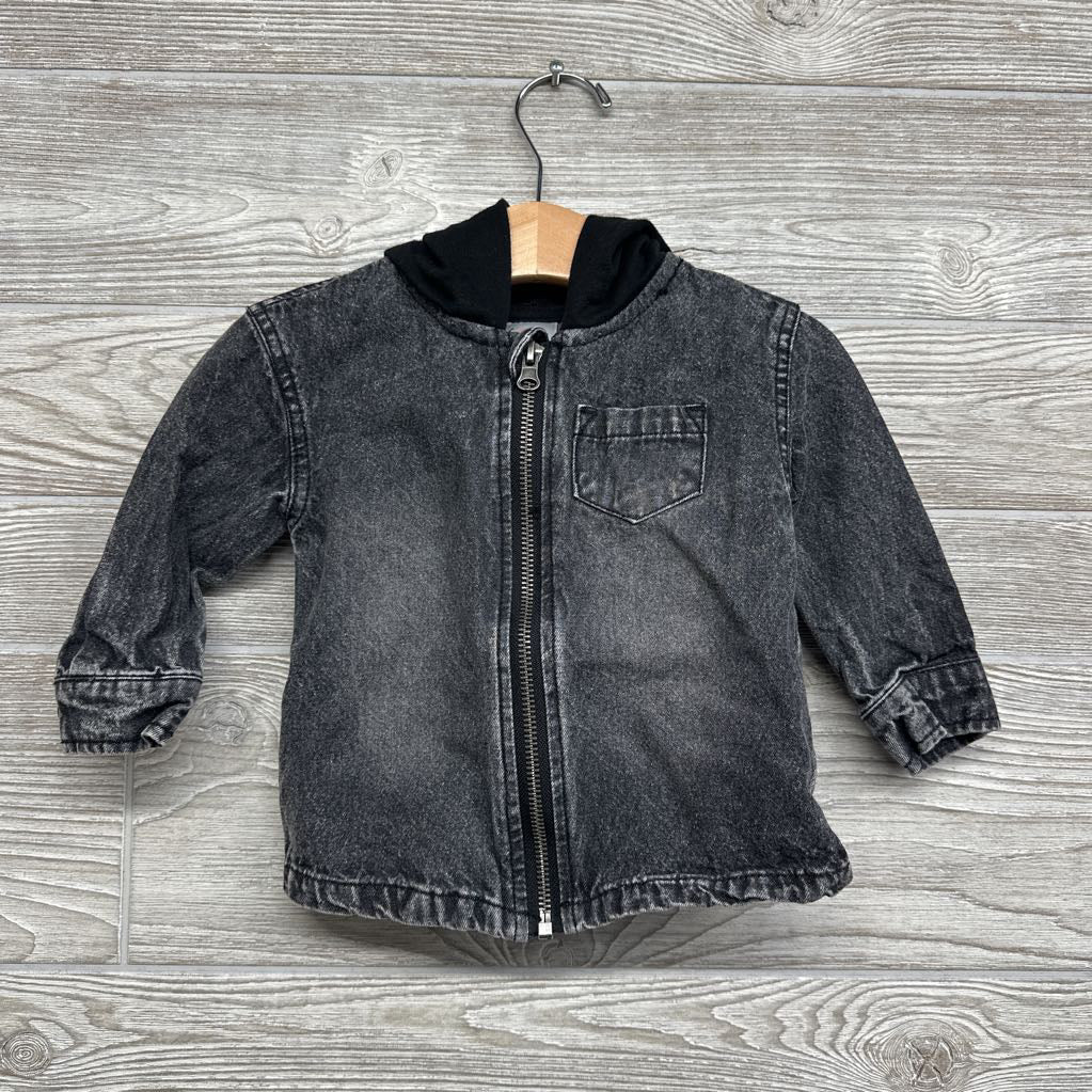 Denim Jacket W/ Hood 12M