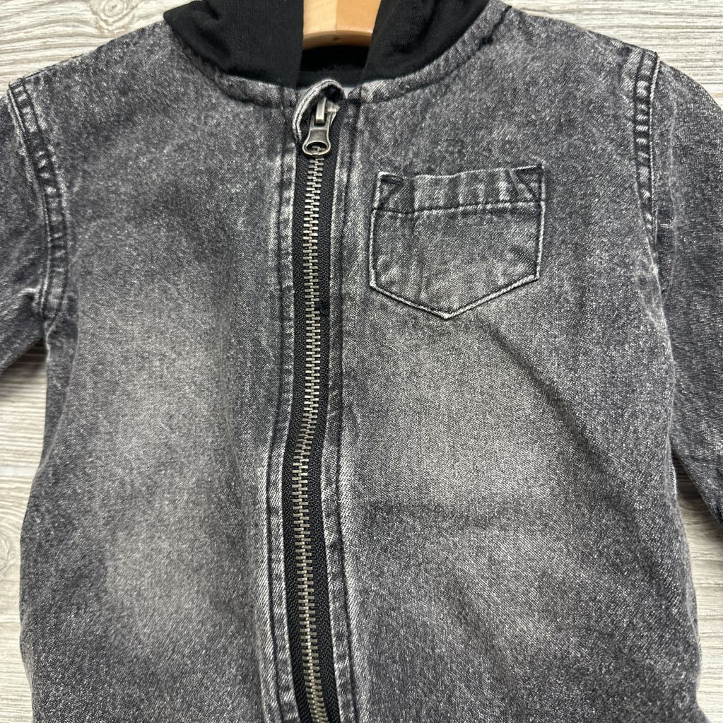Denim Jacket W/ Hood 12M