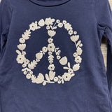 LS Shirt Floral Peace Sign 6