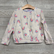 Plush Crewneck Rainbows 5t