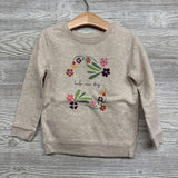 Crewneck Hello New Day Flowers 5t