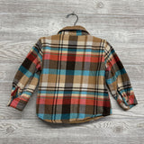 Fleece Lined Plaid Button Up Shirt 3t