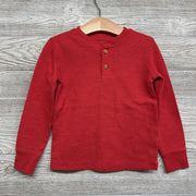 Waffle Knit Henley Shirt 4t