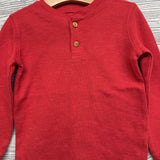Waffle Knit Henley Shirt 4t