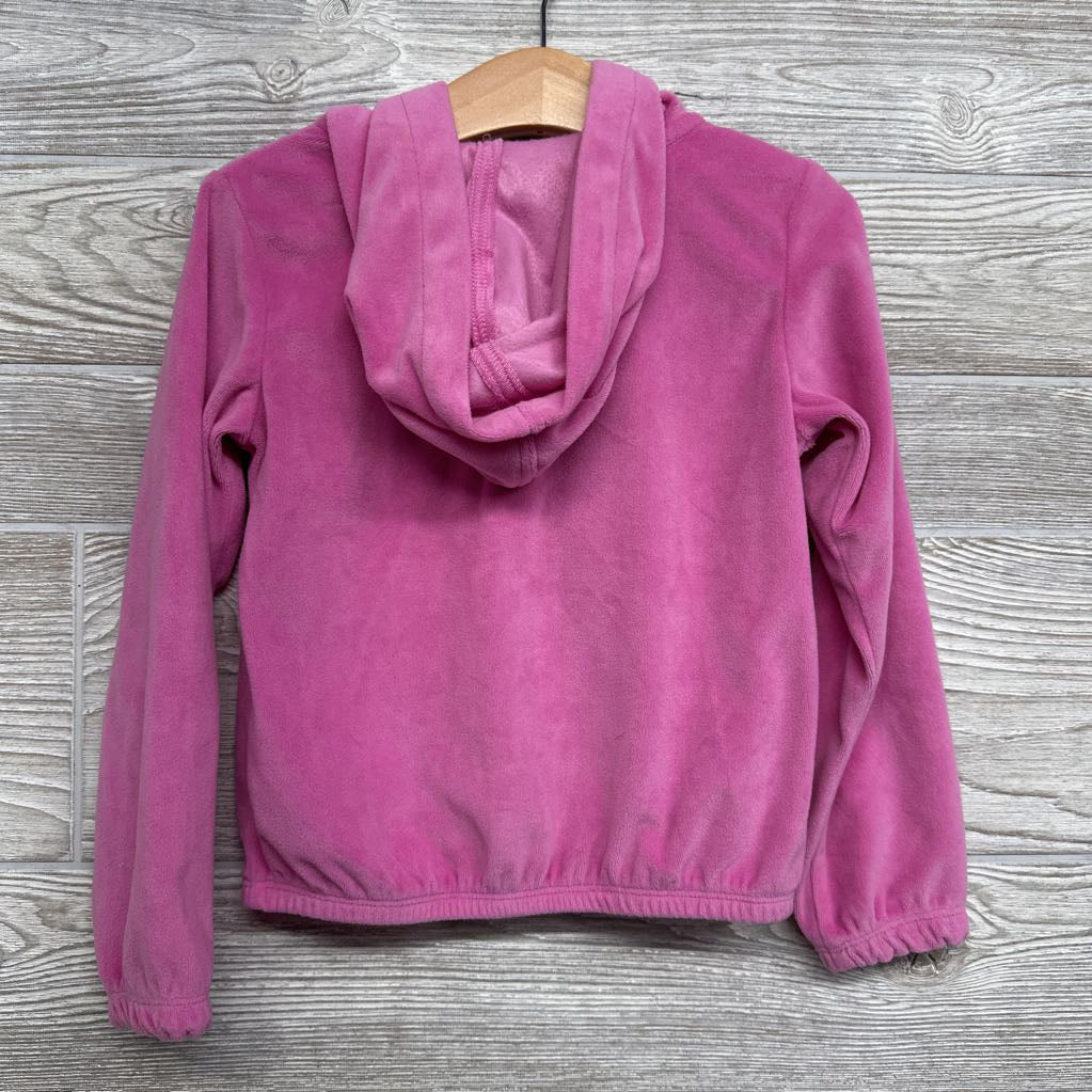 Velour Jacket Embroidered Logo 4t