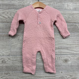 Organic Front Snap Matelasse Coverall 0-3M