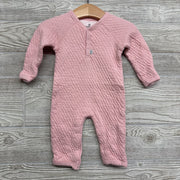 Organic Front Snap Matelasse Coverall 0-3M