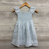 NEW Organic Sateen Cap Sleeve Smocked Dress 5