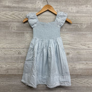 NEW Organic Sateen Cap Sleeve Smocked Dress 5