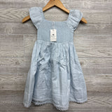 NEW Organic Sateen Cap Sleeve Smocked Dress 5