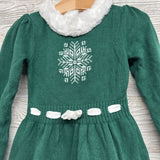 Snowflake Fairisle Sweater Dress 3t