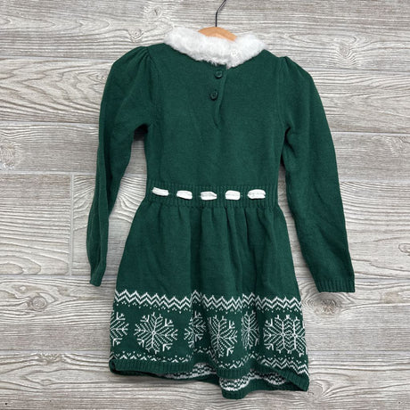 Snowflake Fairisle Sweater Dress 3t