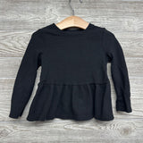 Waffle Knit Peplum Shirt 2t