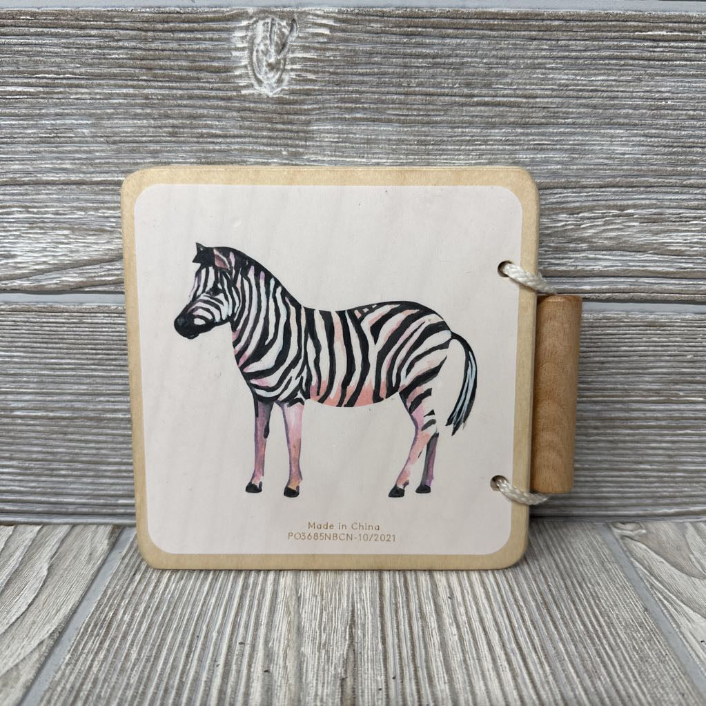Wooden Book Animals