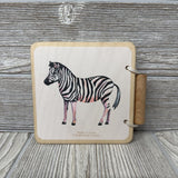 Wooden Book Animals