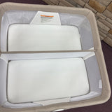 Bondi Beechwood Twin Bassinet with PureAir Breathable Mesh Sheet
