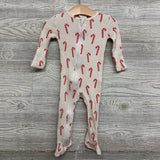 Thermal Sleeper Candy Canes 9-12M