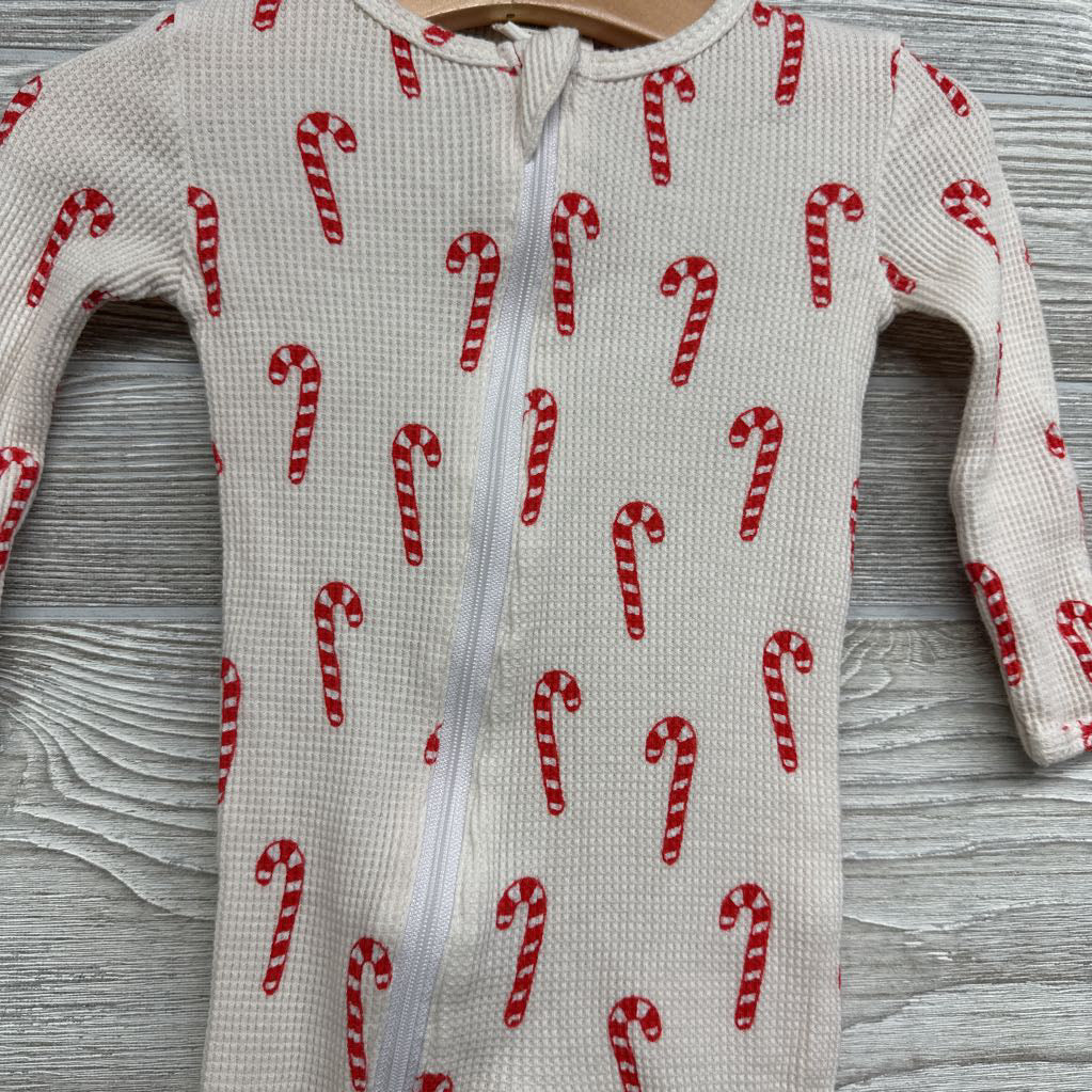 Thermal Sleeper Candy Canes 9-12M