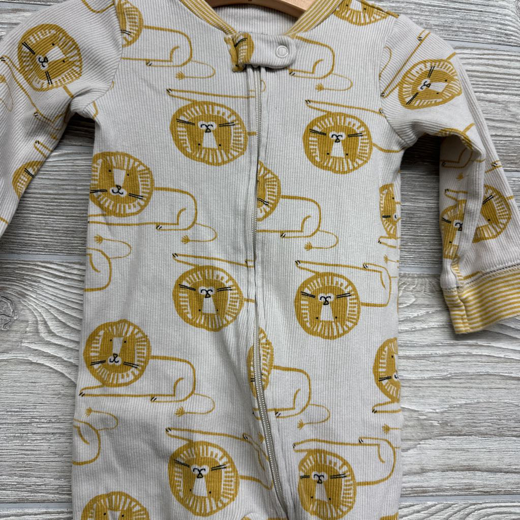 Ribbed Sleep N Play Lions 9M
