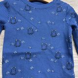 Waffle Knit LS Bodysuit Monsters 24M