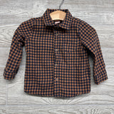 Gingham Button Up Shirt 6-9m