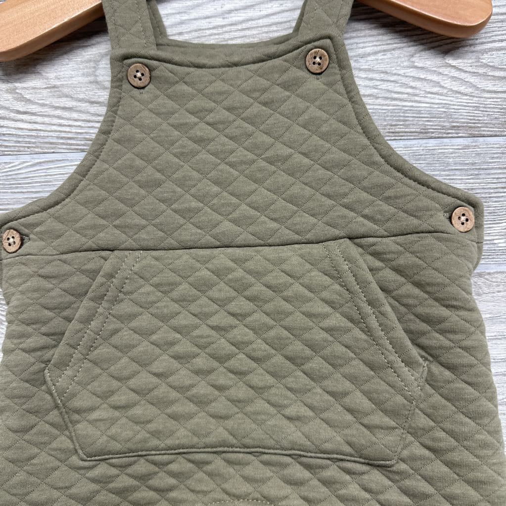 Quilted Overalls 6-9M