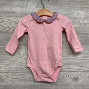 Bodysuit Floral Scallop Neck 6-9M