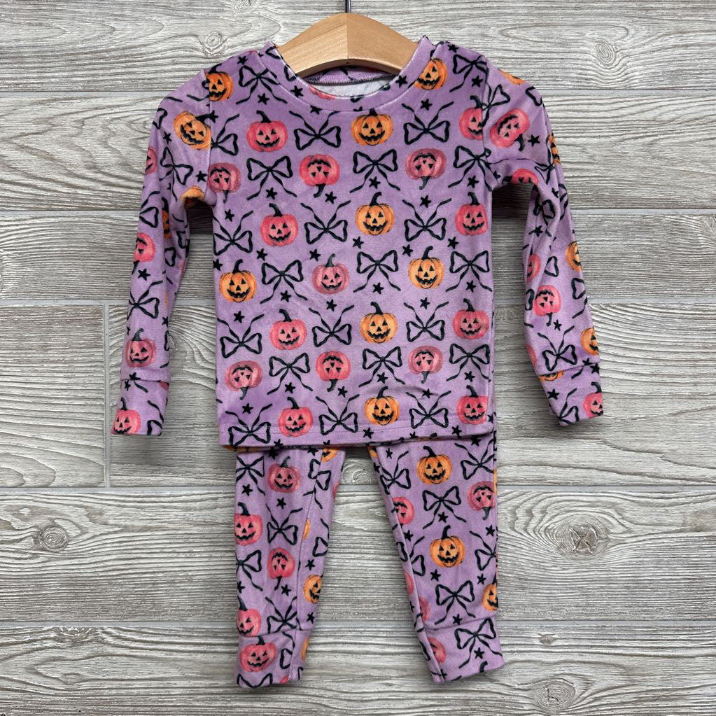 2 Pc Plush Pj Pumpkins & Bows 18M