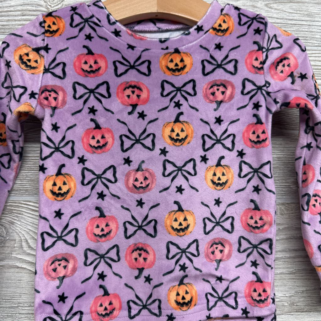 2 Pc Plush Pj Pumpkins & Bows 18M