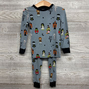 2 Pc Bamboo Pjs Zombie & Witches 2t