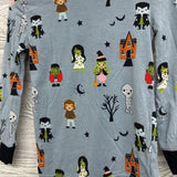 2 Pc Bamboo Pjs Zombie & Witches 2t