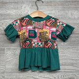 Handmade Peplum Shirt What's Your Favorite Scary Movie 12-18M