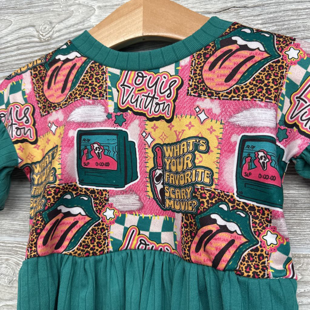 Handmade Peplum Shirt What's Your Favorite Scary Movie 12-18M