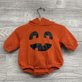 Hoodie Bodysuit Pumpkin 0-3M